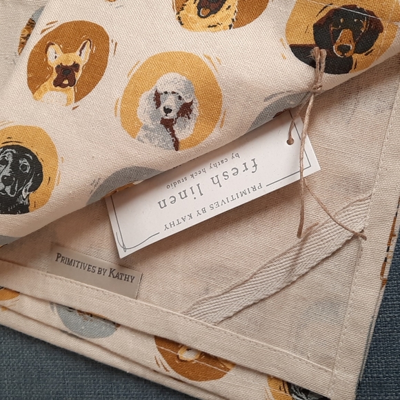 Yorkie Terrier Dog Mug Kitchen Dish Towel Set Pet Coffee Tea Linen Cotton - Picture 4 of 6